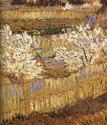 Detail of blooming peach Vincent Van Gogh